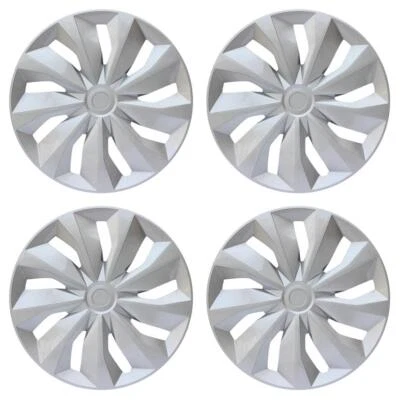 Set of 4 15" Wheel Covers Full Rim Snap On Hub Cap fit for Mazda 2 2007-2012 - Image 1 of 4