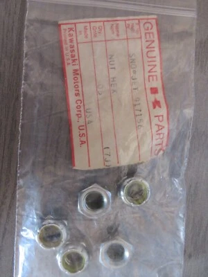 Kawasaki Nuevo de Lote Antiguo 917156 Tuerca Hexagonal Drifter Intriguer Inviter Moto de Nieve Nieve OM13 Foto 1 de 2