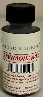 Rekhaoil Red 164 HF Dye For Petroleum Products 1 Oz Concentrate Liquid • 22$
