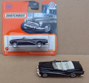 Matchbox 2022 - 1953 Buick Skylark convertible - in gloss black    2x CARS - Picture 1 of 8