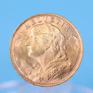 Schweiz 20 Franken 1947 B Vreneli 6,45 Gramm 900 Gold ST- (17) - Bild 1 von 2