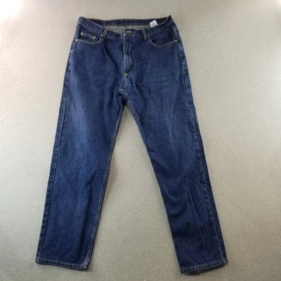 Members Mark Jeans Mens Sz 36x32 VTG Dark Wash 100% Cotton Normcore Durable Nice - Image 1 of 4