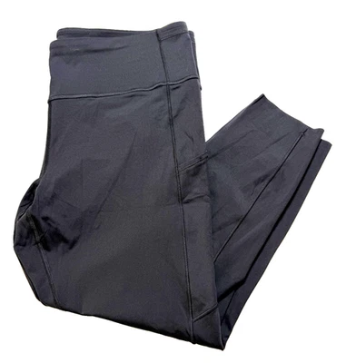 Lululemon Black Fast Free 7/8 Tight II Non-Reflective Nulux 25" Size 18 NWOT - Image 1 of 4