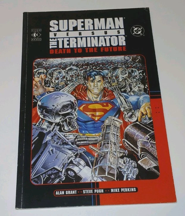 Superman Versus The Terminator Death To The Future Graphic Novel 2001 1st Print Foto 1 de 4