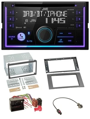 JVC MP3 USB 2DIN DAB Bluetooth CD Autoradio für Ford C-Max Galaxy S-Max 03-07 an - Bild 1 von 4