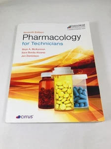 Pharmacology for Technicians 7th Edition Paperback, McKennon *Some COVER WEAR - Picture 1 of 10