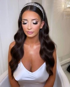 ELLEE COUTURE BOUTIQUE NATALIA Swarovski Bridal Headpiece Tiara Headband / Crown - Picture 1 of 15