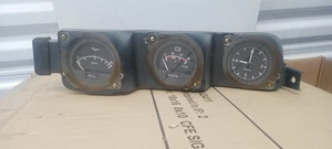 1979 1980 Nissan 280ZX Oil Pressure / Volts / Analog Clock Gauge Cluster  - Picture 1 of 8