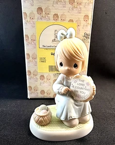 Precious Moments 531707 “The Lord Is Counting On You” 1993 Cross Stitch in Box - Picture 1 of 11