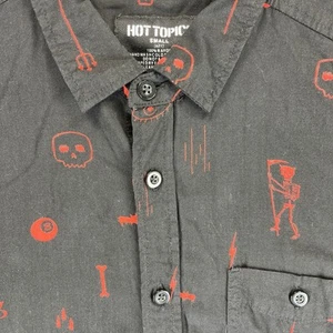 Hot topic, Gothic core Men (S) devil skeleton Marilyn Manson short sleeve shirt - Picture 1 of 8