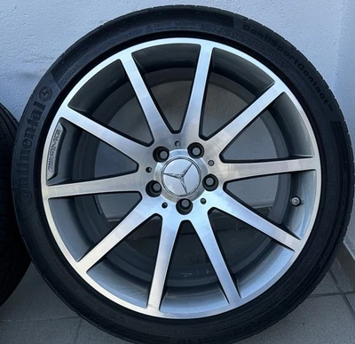 “4 Alufelgen Amg Mercedes R18’’ + Reifen , gebraucht, guter Zustand” - Bild 1 von 4