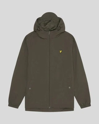 Lyle & Scott - Chaqueta con Capucha con Cremallera JK464V Verde Oliva Hombres SS25 Foto 1 de 4