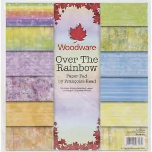 Woodware Single-Sided Paper Pad 8"X8" 24/Pkg - Over The Rainbow By Francoise Rea - Bild 1 von 1