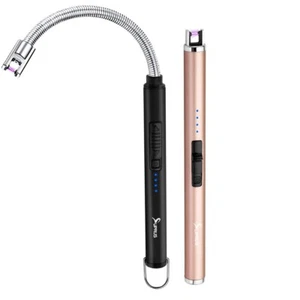 Electric Candle USB Type C Rechargeable Lighter with Upgraded LED Battery 2 Pack - Picture 1 of 8