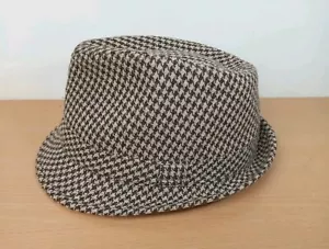 Harris Tweed Men’s Hat Brown Tweed Size 26cm 10" - Picture 1 of 5