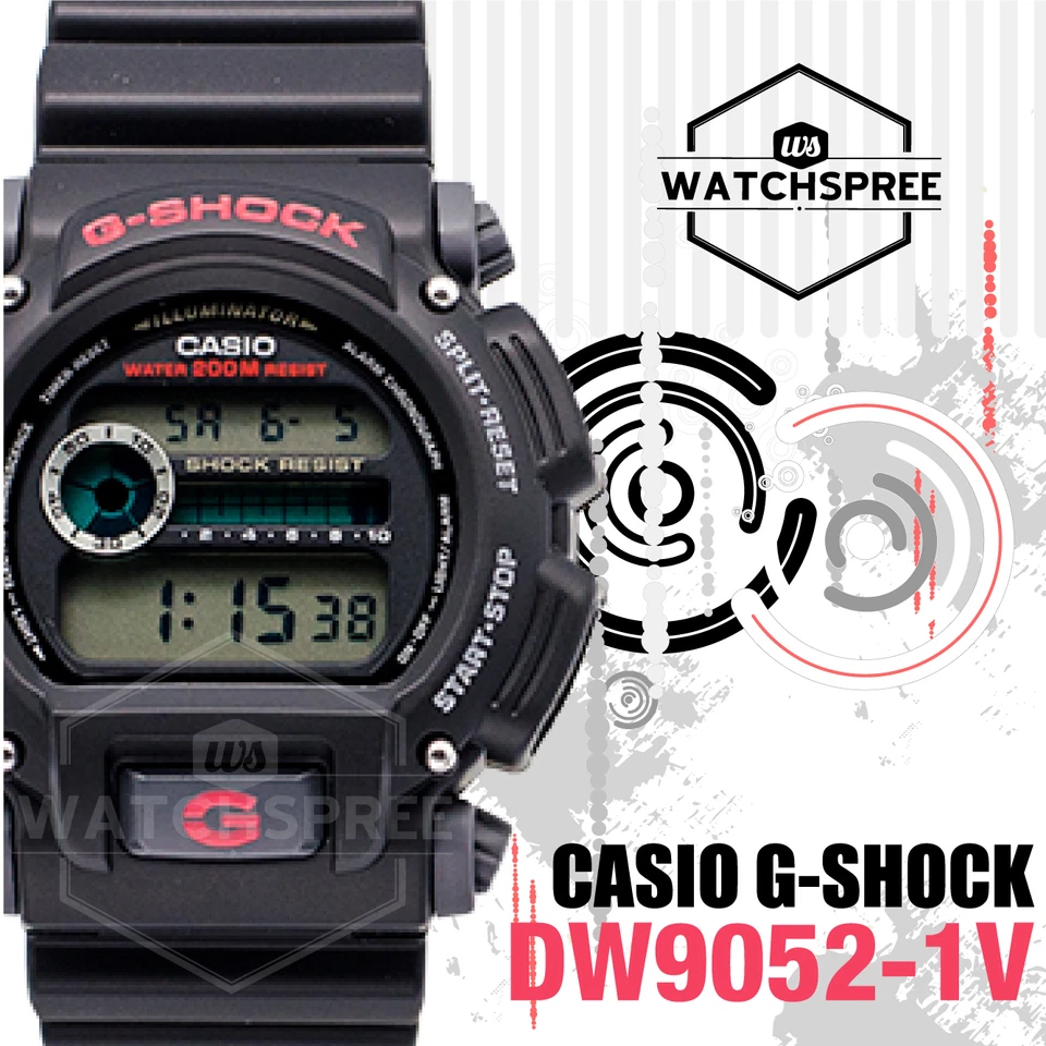 Casio G-Shock Black Resin Band Watch DW9052-1V DW-9052-1V AU FAST & FREE - image 1 of 1