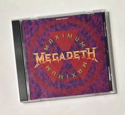 Maximum Megadeth CD Promo Sampler Live Tracks DPRO-79757 Thrash Metal - Image 1 of 4