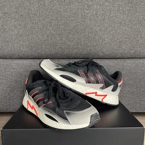 Size 10.5 - adidas Tresc Run Core Black Solar Red NO BOX - Picture 1 of 7