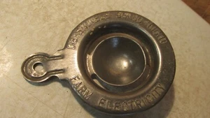 Vintage Delco-Light Bauernhof Strom Werbung Blech Metall Eiertrenner selten - Bild 1 von 1
