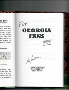 For Georgia Fans Only Rich Wolfe, Don Sullivan, Peter Mokhiber HBDJ signed - Picture 1 of 1