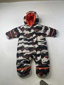 Columbia Baby Infant Snow Snuggly Bunny 3-6 M Down Puffer Snowsuit Bunting - Picture 1 of 8