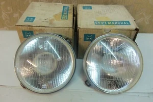 2 NOS SEV MARCHAL 5 1/2" HEADLAMPS VINTAGE CITROEN RENAULT PEUGEOT SIMCA - Picture 1 of 8