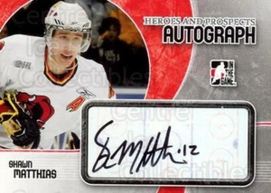 2007-08 ITG Heroes and Prospects Auto Update #ASM Shawn Matthias - Picture 1 of 1