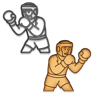 Boxing Champion Cookie Cutter - 4x3.72" (Random Color) - Picture 1 of 1