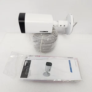Lorex LNB3373S-C 3MP IP Bullet Camera Plus Cable White, NEW - Picture 1 of 8