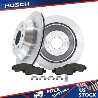 Rear Brake Rotors Ceramic Brake Pads Kit for Chevrolet Trailblazer 2002 - 2009 - Image 1 of 4