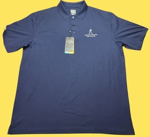 RARE Callaway X Johnnie Walker Opti-Dri Mens Golf Polo Shirt LARGE Blue Stretch - Bild 1 von 10