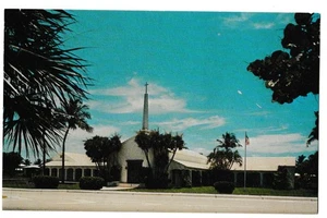 THE CHURCH BY THE SEA Presbyterian Ft Fort Lauderdale FL Florida Postcard - Picture 1 of 2