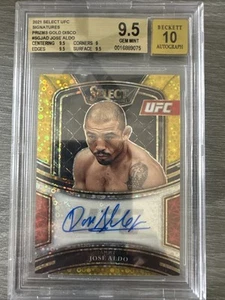 Jose Aldo 2021 Select Gold Disco 1/10 BGS 9.5 UFC - S-37 - Foto 1 di 2