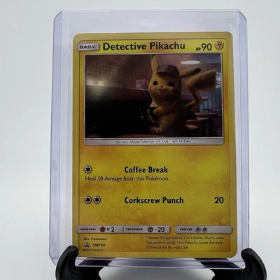 Detective Pikachu SM190 Sm Holo Played - Image 1 of 2