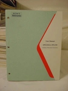 MANUALE VINTAGE - GENERATORE DI FORME D'ONDA ARBITRARIE SONY TEKTRONIX AWG510 AWG520  - Foto 1 di 3