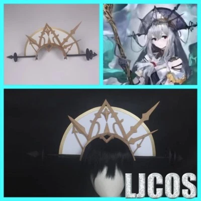 Arknights Skadi el Corazón Corrupto Cosplay Diadema Prendas para la cabeza Accesorio utilería Foto 1 de 4