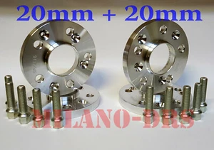KIT 4 DISTANZIALI RUOTA 20+20mm MERCEDES CLASSE ML (W163-W164-W166) + BULLONI - Imagen 1 de 1