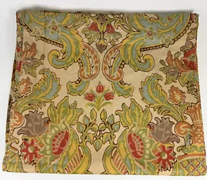 POTTERY BARN SIMONE Palampore Gardine Vorhang 1 Panel gefüttert Leinenmischung 50x84 - Bild 1 von 10