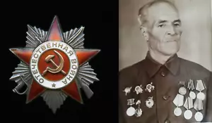 Soviet Medal Order of the Patriotic War 2nd Class KURSK Veteran AIRBORNE - Picture 1 of 10