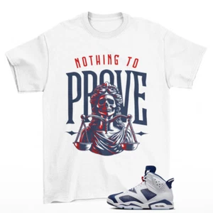 Proof Sneaker Shirt weiß passend zu Jordan 6 Retro Olympic CT8529-164 - Bild 1 von 2