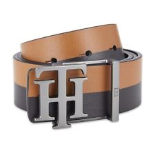 Tommy Hilfiger Reversible Leather Belt for Men's (Tan & Black Size M) 1 Piece