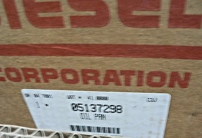 Detroit Diesel 6V-53 Cast Iron Truck Engine Oil Pan  5137298 - Image 1 of 3