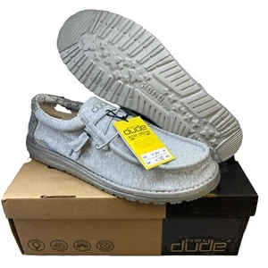 Zapatos sin cordones Hey Dude Wally gris polar elástico 2022 110533000 para hombre talla 14 nuevos en caja - Imagen 1 de 18