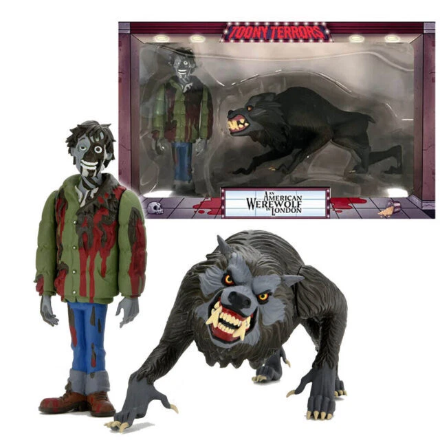 NECA Werewolf In London Toony Terrors Jack & Kessler Wolf Action Figures - Pack of 2