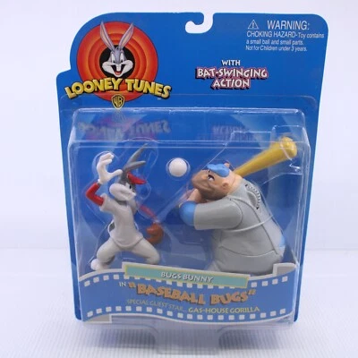 D1 Playmates Looney Tunes Bugs Bunny Action Figure Baseball Bugs - Image 1 of 2