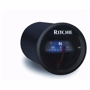 RitchieSport X-21BU Dash Mount Compass Traditional Black with High-Visibility - Picture 1 of 10