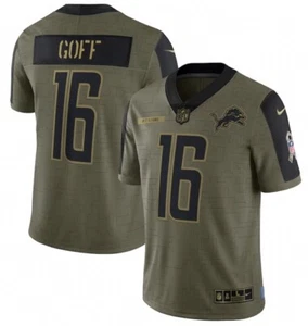 Detroit Lions Jared Goff Nike Salute To Service Limited Men Extra Large Jersey - Picture 1 of 4