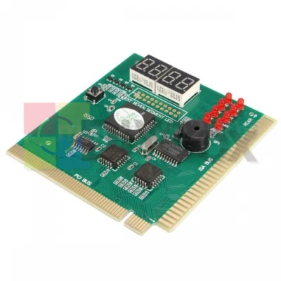 PC Motherboard Diagnostic Card 4-Digit PCI/ISA POST Code Analyzer USB PCI Tester - Image 1 of 4