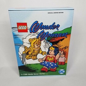 DC FANDOME 2020 EXCLUSIVE WONDER WOMAN LEGO SET 77906 CHEETAH SDCC LIMITED ED.