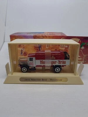 MATCHBOX MODELS OF YESTERYEAR YGB 17 GREAT BEERS 1932 MERCEDES BENZ L5 HENNINGER - Image 1 of 4